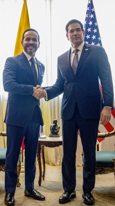 Abelardo De La Espriella y Marco Rubio en Barranquilla este 8 de septiembre.