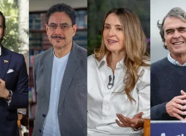 Candidatos presidenciales para primera vuelta.