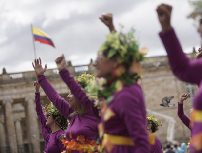 Acto simbólico en el día Internacional de la No Violencia contra la Mujer