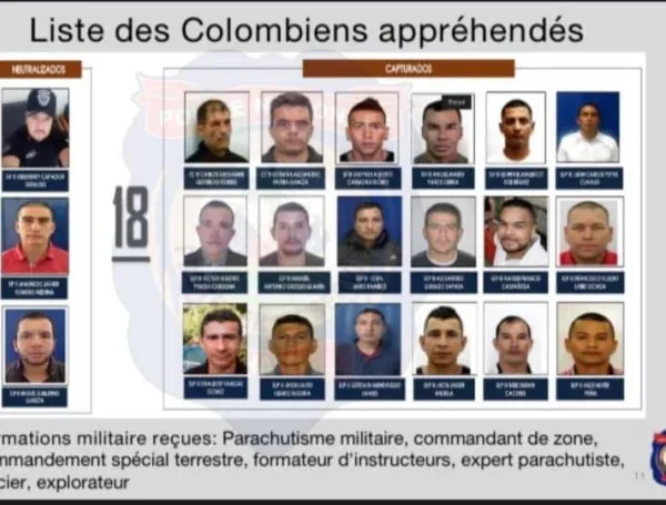 Trasladan a Estados Unidos a grupo de presos señalados por magnicidio de Presidente de Haití: estarían militares colombianos detenidos