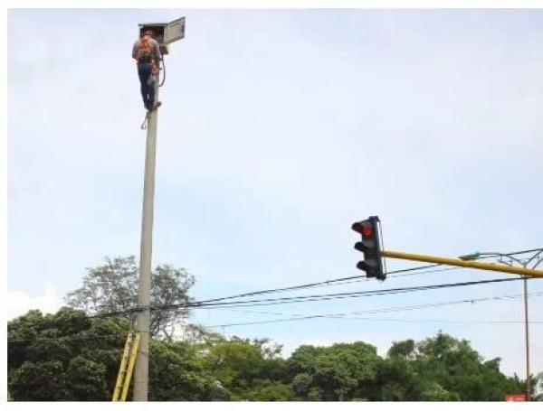 De las 808 cámaras de seguridad, solo 600 funciona en este momento.
