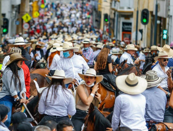 Cabalgata de la Feria de Manizales 2022.