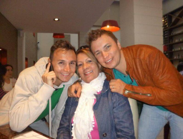 Mauricio Leal, Marleny Hernández y Jhonier Lelal, el confeso asesino.