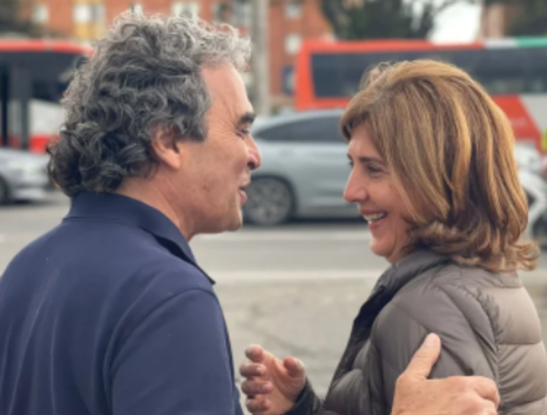 Sergio Fajardo y Mar??a Angela Holgu??n