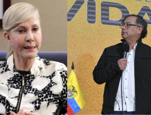 Dilian Francisca Toro y Gustavo Petro