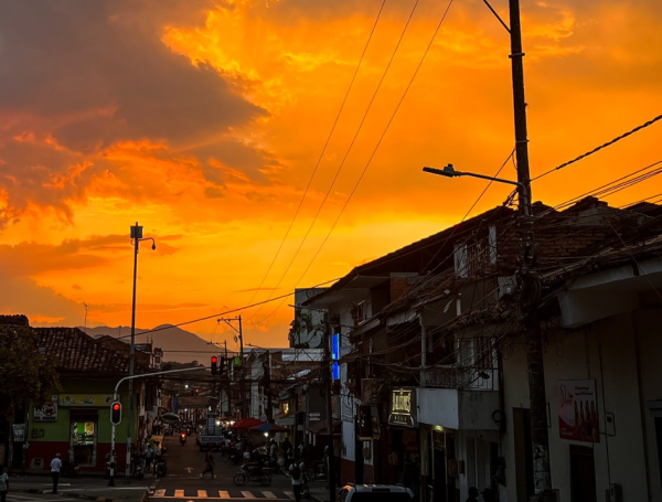 Atardecer en Santander de Quilichao, Cauca.