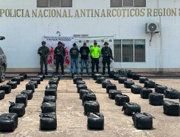 Incautan varios kilos de marihuana en el Huila.