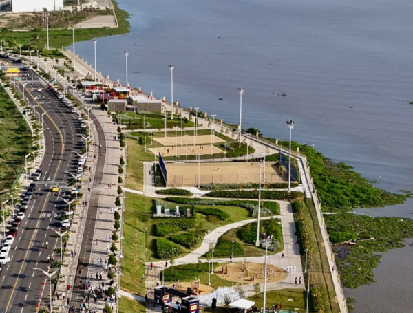 Aspecto general del nuevo sector del Gran Malecón.