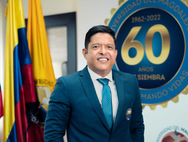 Pablo Vera, rector de la Universidad del Magdalena.