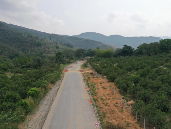 Anillo vial externo Metropolitano de Bucaramanga, tiene tres kilómetros pavimentados
