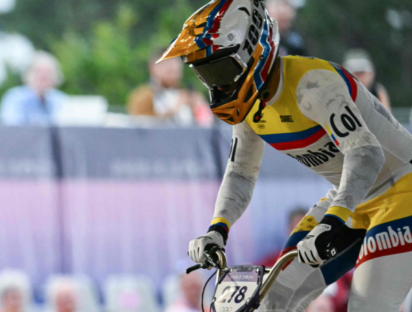 Carlos Ramírez, en competencia.