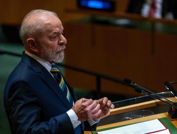 Luiz Inácio Lula da Silva en la ONU.
