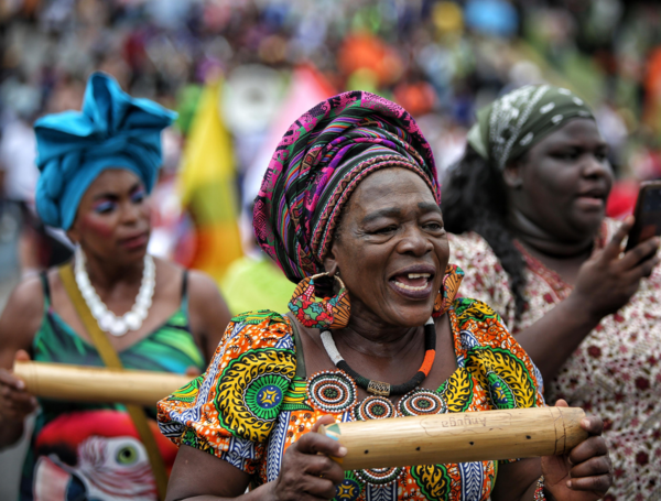 Mujeres afrodescendientes participaron activamente en la COP16.