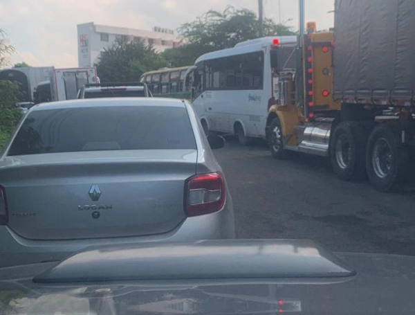 trancones en cartagena por bloqueos