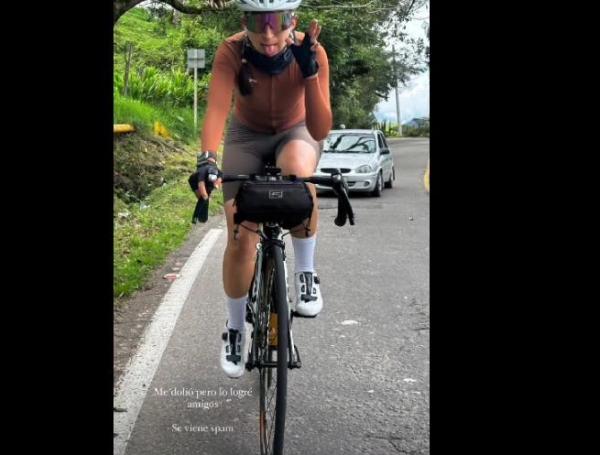 El último video y foto que publicó la ciclista Karen Daniela Bermúdez ...