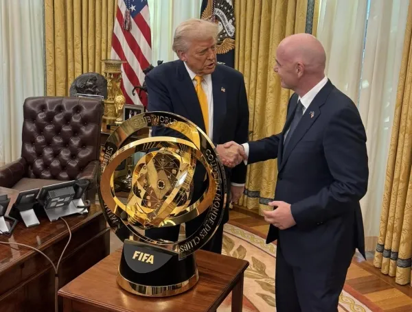 Presidente Donald Trump estaría impulsando a Gianni Infantino, presidente de la Fifa, como próximo líder de la ONU, según el New York Post