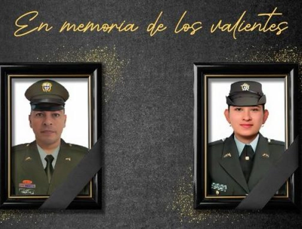 Dos patrulleros asesinados en las últimas horas en Simití, Bolívar.