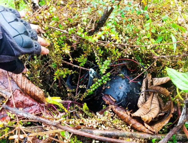 Desactivan explosivos en vía de Nariño.