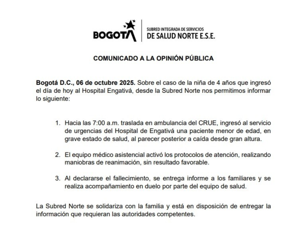 Informe Secretaría de Salud