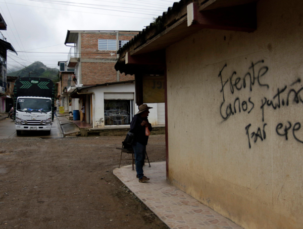 La zona urbana del corregimiento de El Plateado.