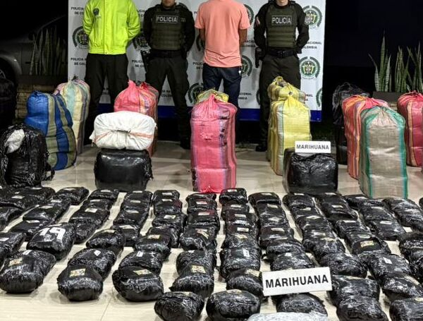 Casi una tonelada de drogas incautada en el Valle.