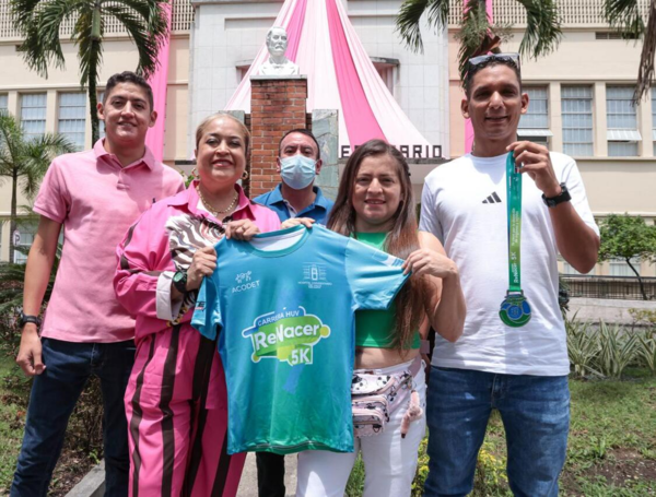 Guerreros por la vida. Luis Gaitán, Jahel Figueroa, Jorge Villamil, Johana Bejarano y Germán Penilla.