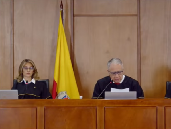 Tribunal de Bogotá lee sentencia en caso contra el expresidente Álvaro Uribe.