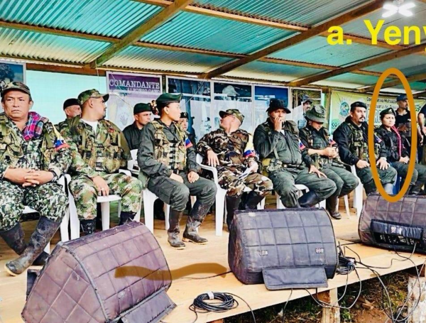 La mujer acompa??aba a 'Iv??n Mordisco' en sus encuentros.