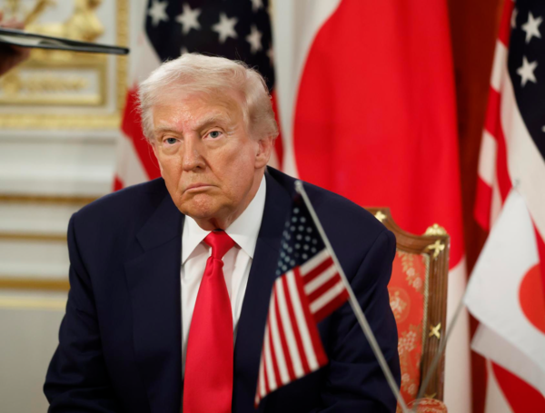 Primera ministra de Japón, Sanae Takaichi, junto con Donald Trump