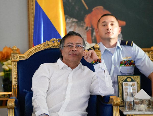 El presidente Gustavo Petro en Riad, Arabia Saudita.