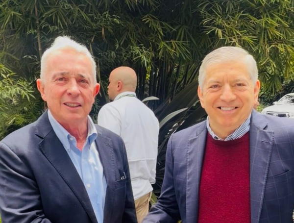 ??lvaro Uribe y C??sar Gaviria se reunieron este viernes en Rionegro, Antioquia