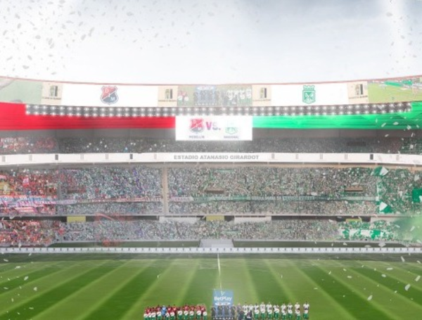 Así quedará el Estadio Atanasio Girardot de Medellín tras las obras.
