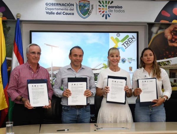 Dirigentes del Valle, mandatarios y gremios van por el tren de cercanías de la región.