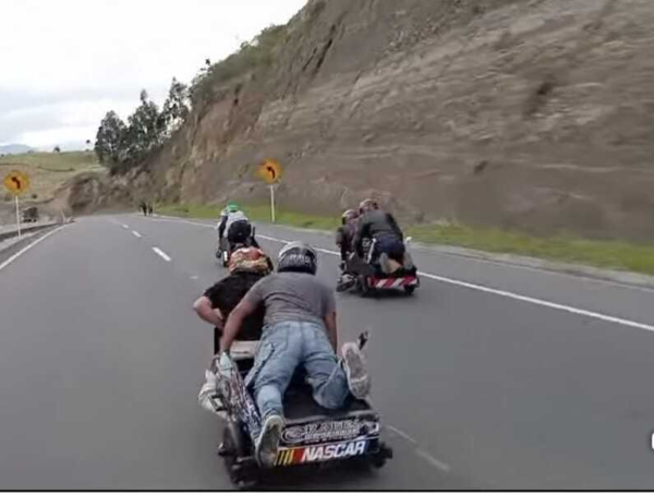 Trágica competencia de carros de balineras en Nariño.