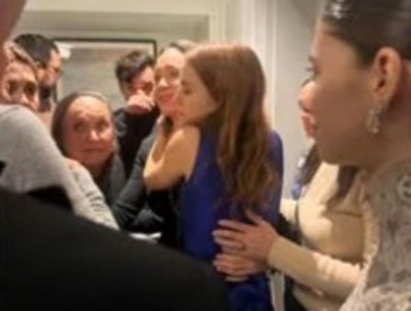 Reencuentro de María Corina Machado con su hija en Oslo.