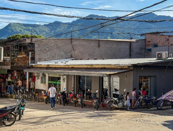 Zona comercia de El Tarra, Catatumbo.