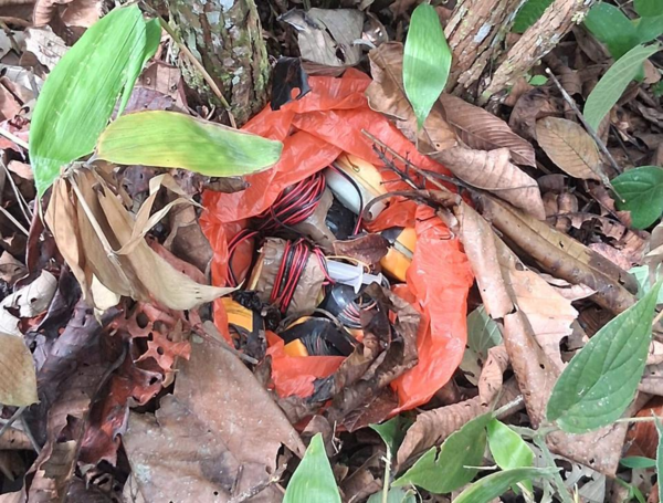 Artefactos hallados.