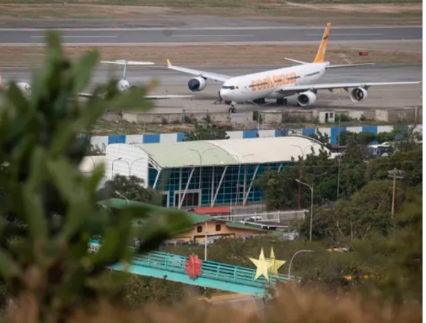 El Aeropuerto Internacional Simón Bolívar, en Maiquetía (Venezuela).
