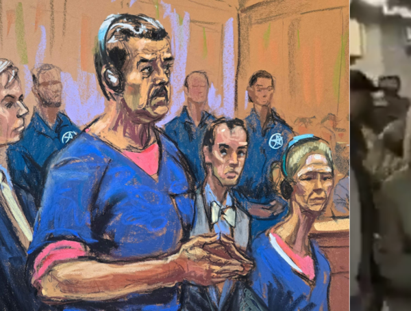 Nicolás Maduro y Cilia Flores, posterior a su arresto.