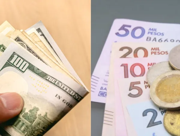 Dólar vs. Peso colombiano
