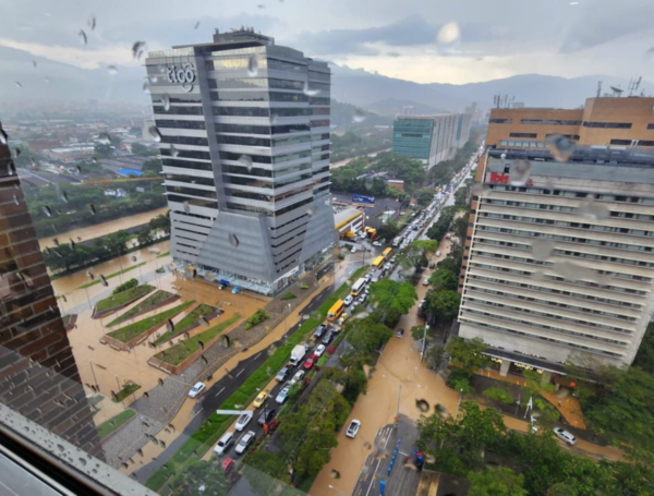 Lluvias en Medellín