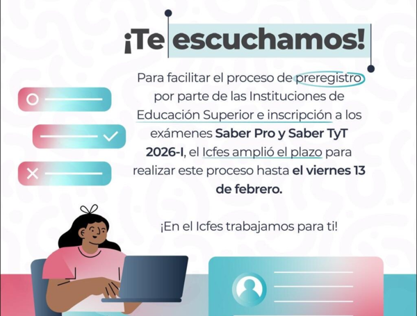 Icfes extiende inscripciones de las pruebas Saber Pro y TyT 2026-I ...