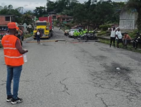 Situación de tensión en la vía a Buenaventura y el paso hacia el puerto de Aguadulce.