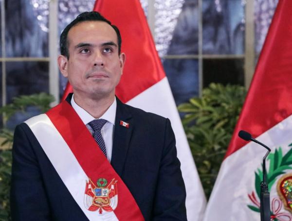 José Jerí, presidente de Perú.