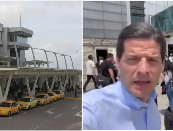 Mauricio Gómez Amín, senador liberal, narró los momentos de pánico vividos en el aeropuerto Ernesto Cortissoz de Barranquilla.