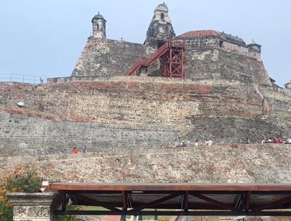 Castillo de San Felipe de Barajas en Cartagena de Indias