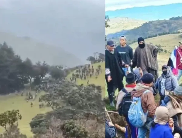 Imágenes que dejó la batalla campal por derecho a la tierra entre indígenas Misak y Nasa.