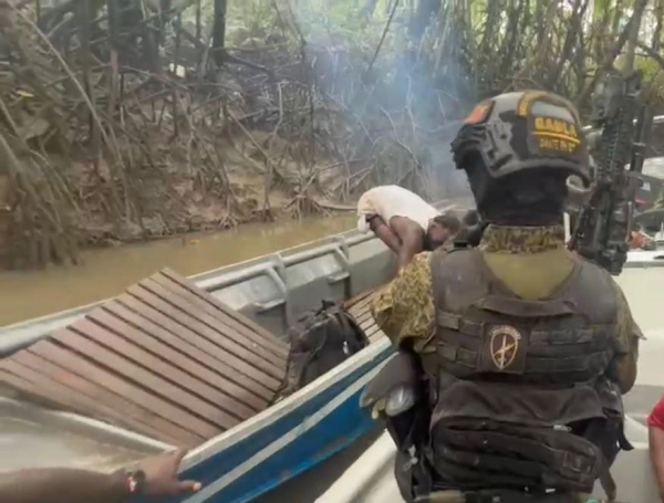 Operación del Gaula Militar en Buenaventura