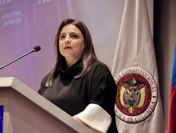Presidenta de la Corte Constitucional, magistrada Paola Meneses.