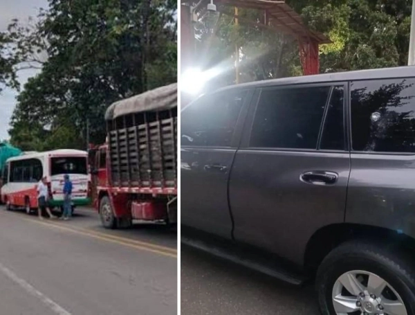 Nuevo caso de hurto de una camioneta de la UNP y amenazas en la vía Panamericana.